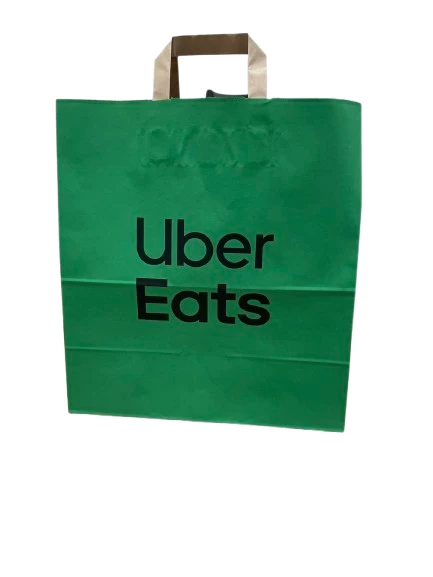 Uber Eats Recycled Paper Bags - 250 units