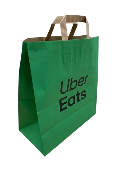 Uber Eats Recycled Paper Bags - 250 units