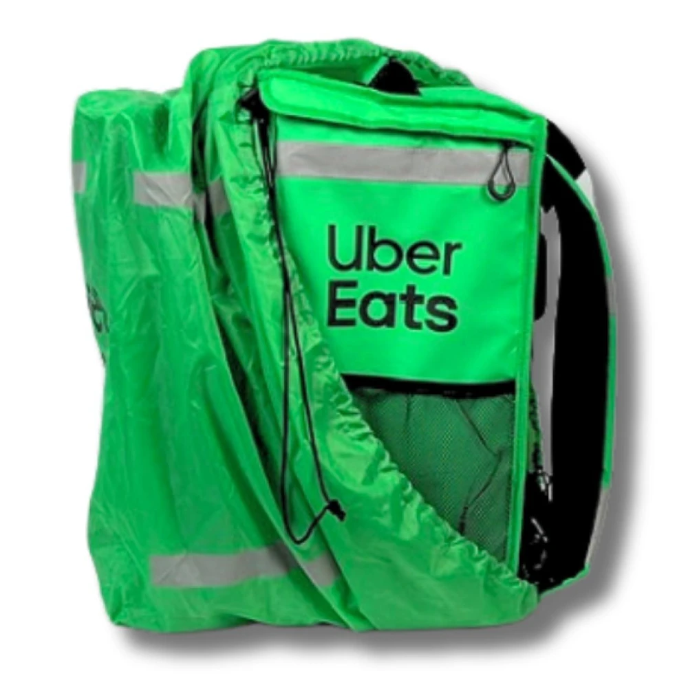 Uniwersalny odblaskowy pokrowiec przeciwdeszczowy Uber Eats