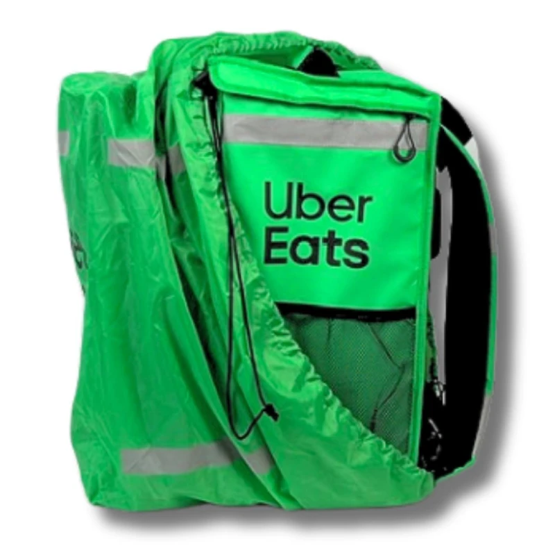 Uniwersalny odblaskowy pokrowiec przeciwdeszczowy Uber Eats