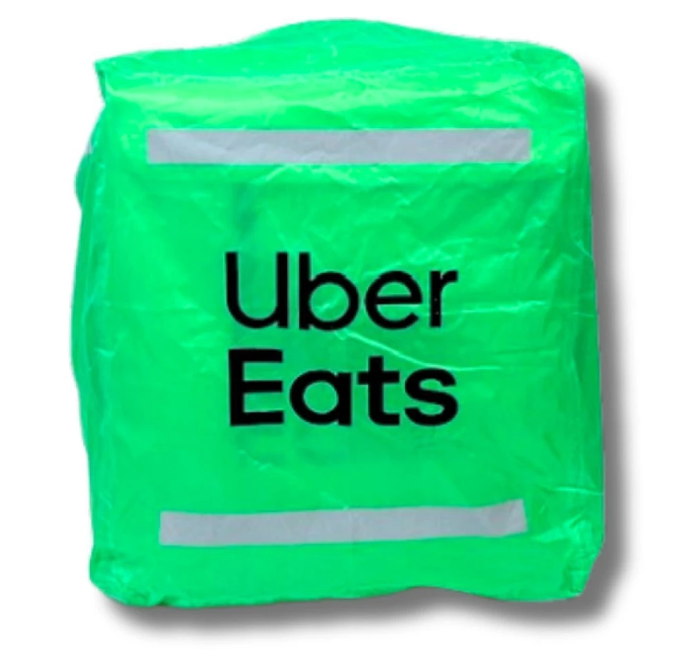 Uniwersalny odblaskowy pokrowiec przeciwdeszczowy Uber Eats