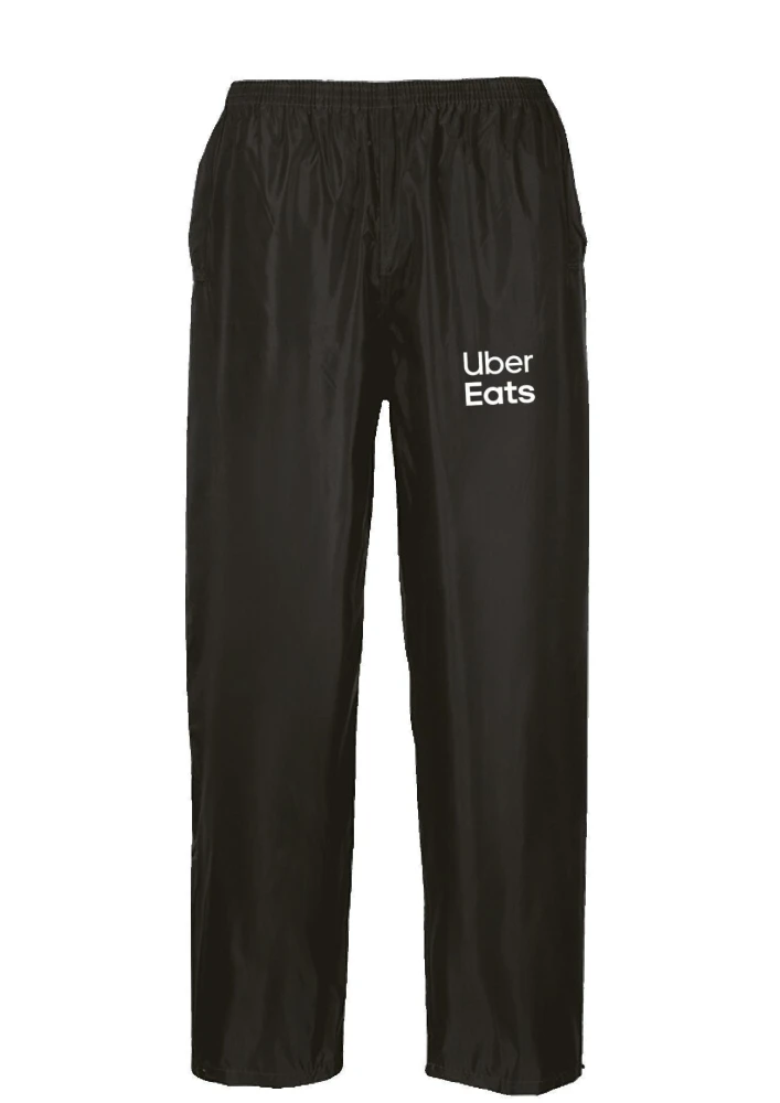 Spodnie przeciwdeszczowe Uber Eats