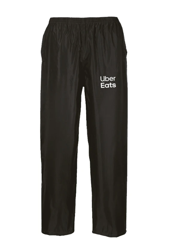 Spodnie przeciwdeszczowe Uber Eats